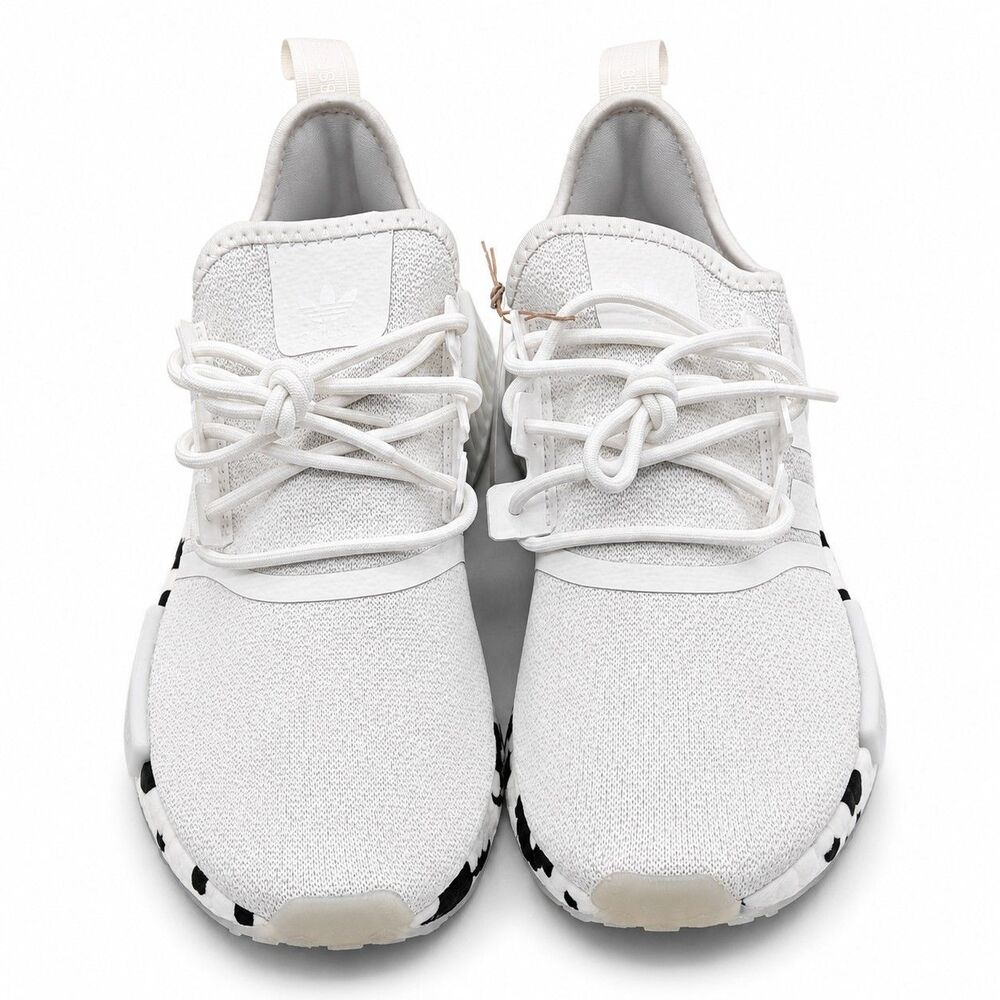 adidas Originals NMD_R1 GZ4307 White Black Boost Sneakers Men’s Size 8.5 - Picture 5 of 8